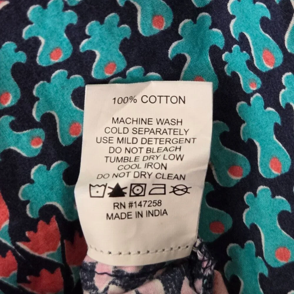 Simply Southern Dress Medium Tropical Flamingo Print Smocked BabyDoll Mini - Picture 9 of 12